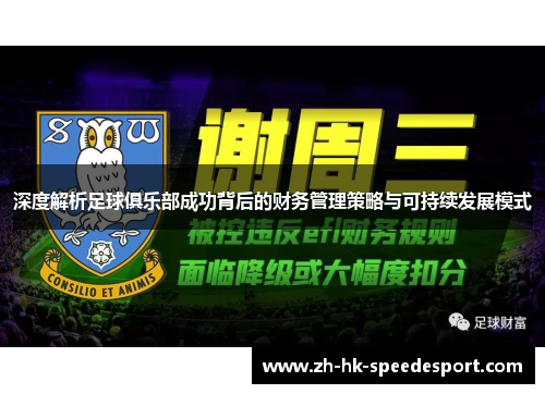 深度解析足球俱乐部成功背后的财务管理策略与可持续发展模式